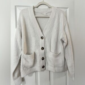 H&M fuzzy cardigan